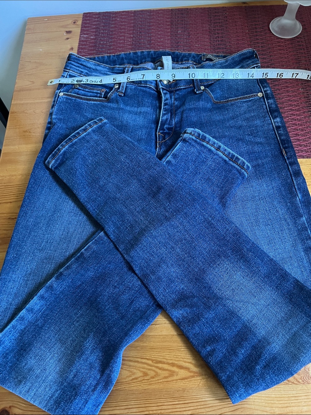 Women's Skinny Blue Denim Jeans